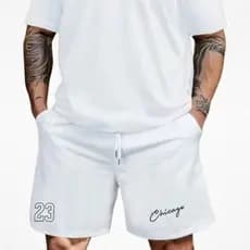 Short Mauricinho Tactel Masculino Estampado Chicago 23 Treino