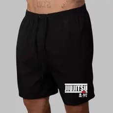 Short Tactel Jiu Jitsu Bermuda Treino Academia Luta Masculino