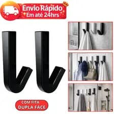Kit 7/5/2 Ganchos de Parede Adesivo REFORÇADO Multiuso Porta Trecos / Sala / Banheiro / Cozinha / Quarto