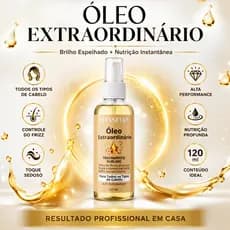 Óleo Extraordinário Vita Selva 120ml Reparador Capilar Anti Frizz Brilho Intenso Nutrição Proteção Térmica