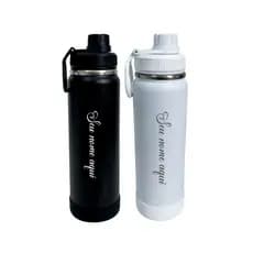 Garrafa Térmica Personalizada 800mL com Gravação a Laser –Ideal Para Água Café