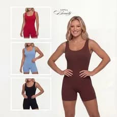 MACACAO CURTO COM ALÇA DE ACADEMIA CANELADO MODA GRINGA PREMIUM