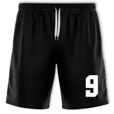 Bermudas Shorts Calção Masculina de Futebol Básico Academia Corrida Treino Dry Fit Treino NÚMERO 9