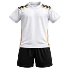 Conjunto Kit Camisa + Short de Futebol Infantil ou Juvenil do REAL M@DRI Time Masculino