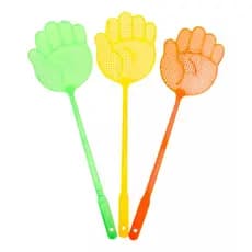 Mata Moscas Mãozinha Insetos Mosquitos Cabo Longo Plástico Manual Prático-40CM