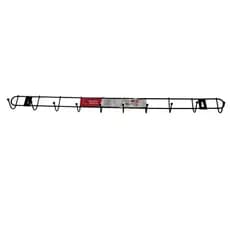 CABIDE DE METAL COM 10 GANCHOS 47X5CM 60X5CM - PRETO