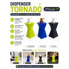 Dispenser de Sabonete Líquido Torcido Moderno | Porta Sabonete Design Minimalista para Banheiro e Lavabo