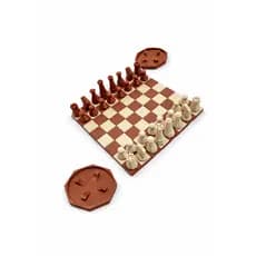 🧠♟️ Jogo de Xadrez Portátil Dobrável 3D – Compacto, Leve, Elegante e Perfeito para Levar Onde Quiser.