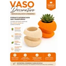 Vasos Decorativos e Modernos  | Design Minimalista Exclusivo | Ideal para Suculentas e Decoração