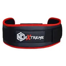 Cinto Cinturão Nc Extreme Cross Training  LPO  Musculação - Preto/Vermelho