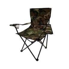Cadeira Camping De Pesca Portatil Dobravel Camuflada 150kg