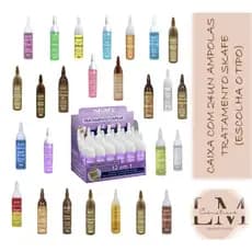 Pack com 24un Tratamento Capilar Skafe Ampola 10 ml (Clique e Escolha o tipo de tratamento)