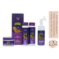 Kit Linha Soul Cosméticos Uva Shampoo + Condicionador + Máscara + Mousse Micelar