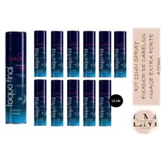 Kit com 12un Hair Spray Nuage Extra Forte 400ml