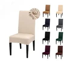 Kit 4 Capas De Cadeira Jantar em Malha Com Elástico