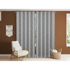 Cortina  Estampada Para Janela Sala Quarto 4,0m x 2,70m Semi Blackout/Blecaute Corta 85% a Luz
