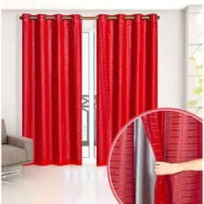 Cortina Blackout prata 2,80 m x 2,70 m com Voil Xadrez para sala quarto porta balcão Varias cores