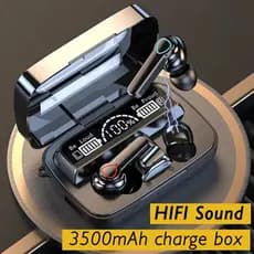 Fones De Ouvido Sem Fio Bluetooth m19, Fone De Ouvido 5.3, IPX5 À Resistente 'Água Fones De Ouvido com Microfone, HiFi Stereo Music Todos os Telefone