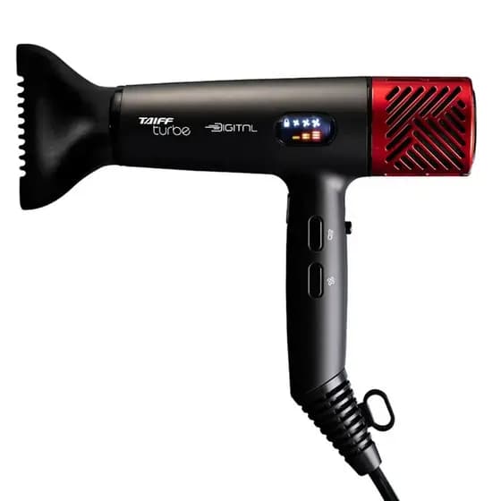 Secador De Cabelo Taiff Turbe Digital 2400W Preto