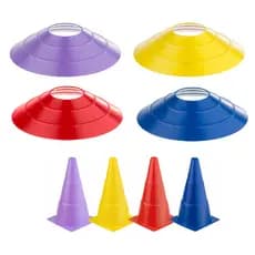 Kit Treino Agilidade 8 Peças Cone Base Funcional