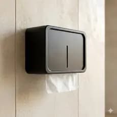 Dispenser Toalheiro de Parede Papel Interfolhas Preto