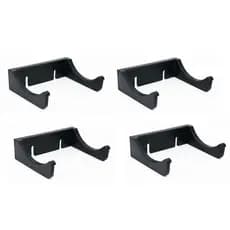 Kit 4 Suporte Porta Vinho Moderno de Plástico Resistente Preto