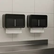 Kit 2 Dispenser Toalheiro Papel Interfolha Banheiro Lavabo