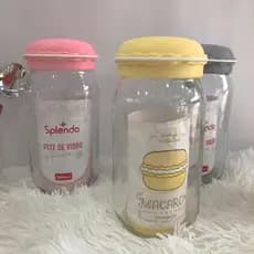Pote de vidro formato de Macaron 1L - Storage Jar