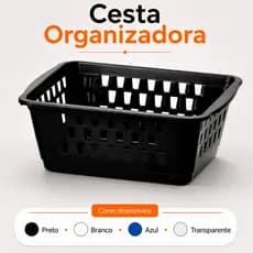Kit 4/6/10 Cesto Organizador Multiuso Organizador Gaveta Armário Premium Cestinho Conjunto