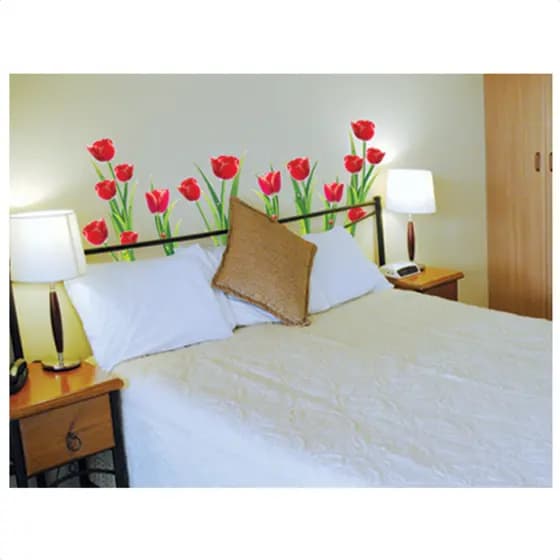 Adesivo Decorativo Tulipa Parede Sala Quarto Hall Banheiro Adesivo Decorativo Papel Armário Vidro