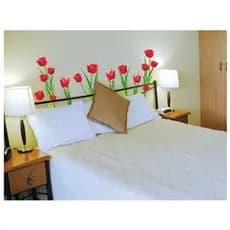 Adesivo Decorativo Tulipa Parede Sala Quarto Hall Banheiro Adesivo Decorativo Papel Armário Vidro