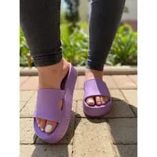 Chinelo Nuvem Plataforma Feminino Salto Super Leve em EVA Slide Calçado Ortopédico