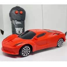 Carrinho de Controle Remoto Sem Fio com 3 funções Ferrari Lamborghini Vermelho Amarelo