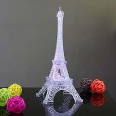 3d Torre Eiffel Romântica França / Paris Torre De Led Claro Noturna Quarto Mesa Decoração De Casa Lampu