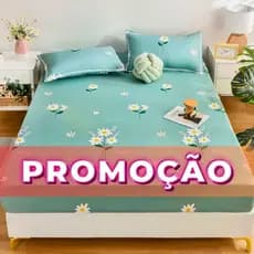 Lençol Casal Com Elástico 3 Peças Estampas Sortidas Lençol de Casal
