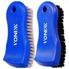 Kit Escova Limpeza Cerdas Macia Média Banco Estofado Vonixx