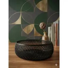 Cesto Porta Objetos Organizador de Mesa Porta Treco Decorativo Moderno para Chaves e Carteira