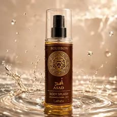 Asad Bourbon Body Splash Masculino 200ml Intenso Oriental Alta Fixação Similar Importado