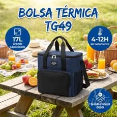 Bolsa térmica de grande capacidade para uso externo, mochila térmica, bolsa térmica dobrável e portátil.