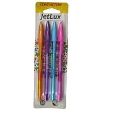 Caneta Colorida Jet Lux Compactor c/ 4 unidades 1.0mm