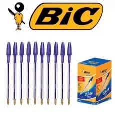 Kit 5 ou 10 Canetas Bic Cristal Original Azul Preta Vermelha Sortida