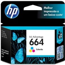 Cartucho HP 664 Preto/Colorido - HP 74 Preto/Colorido Original HP