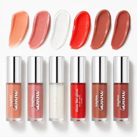 Gloss Labial Shine Like Gloss Blow Ruby Rose Cintilante HBL6408
