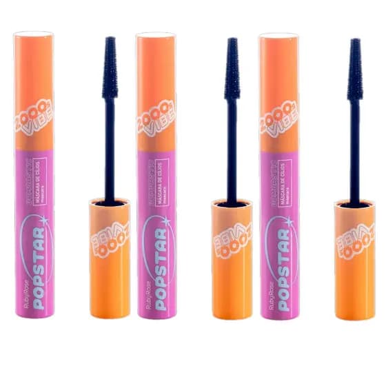 Máscara de Cílios Ruby Rose Popstar Bombastic 2000 Vibe – Volume e Definição