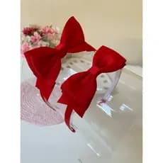 Tiara Branca de Neve/ laço infantil Branca de Neve/ tiara vermelha