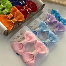 Par de laços escolar/ Par de laços para meninas/ Laços escolares/ Par de laços infantil/ Laços para meninas