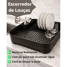 Escorredor de Louça Grande Multiuso – Resistente e Espaçoso