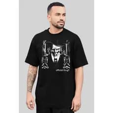 Camiseta Oversized Oficial Thug® Palhaço do Crime
