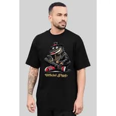 Camiseta Oversized Oficial Thug® Crocodile Criminal