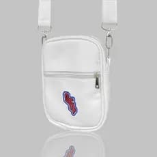 Shoulder Bag OFL Couro sintético Branca -   bolso extra